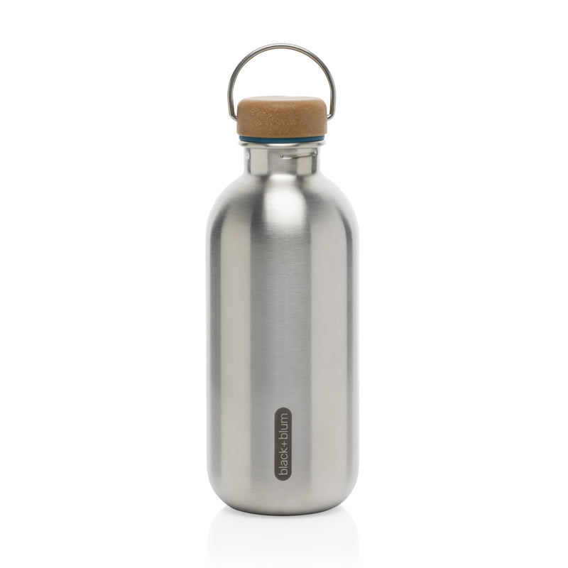 Load image into Gallery viewer, Black + Blum steel water bottle, 600ml, drinkware product with sleek stainless steel design for hydration on the go.