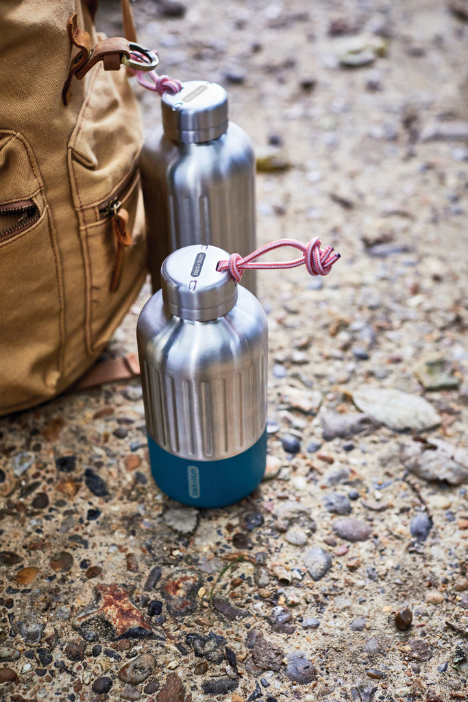 Load image into Gallery viewer, Black + Blum Explorer Insulated Large 850ml bottle, stainless steel drinkware with a sleek design and secure lid.