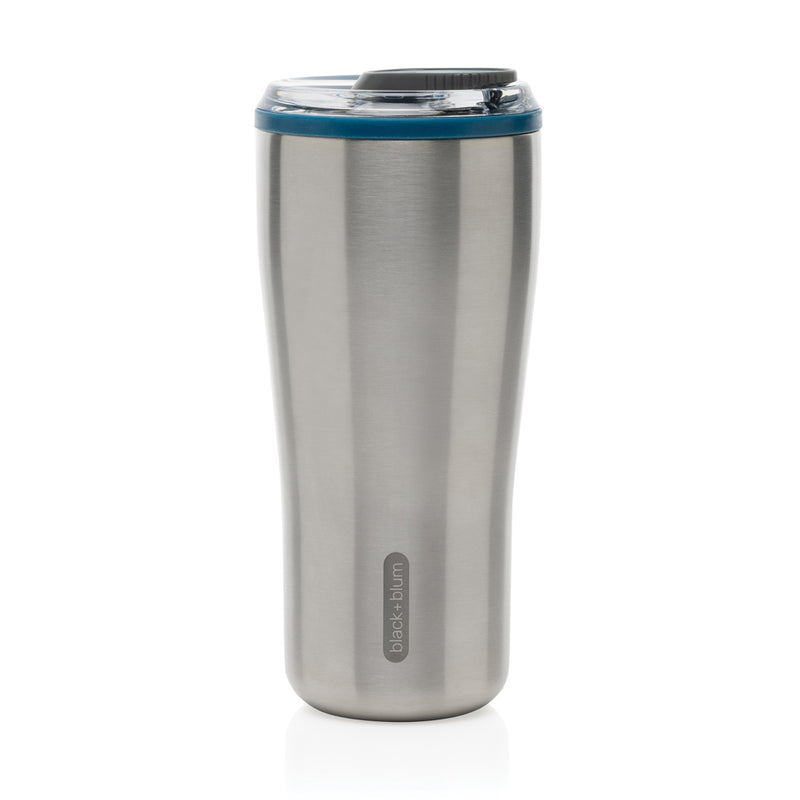 Load image into Gallery viewer, Black + Blum insulated travel tumbler 600ml for hot and cold drinks, featuring a sleek design and secure lid.
