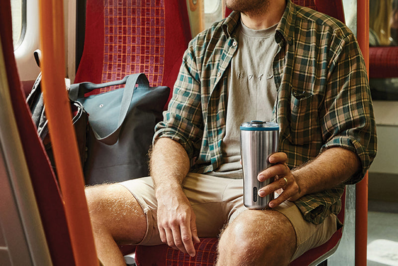 Load image into Gallery viewer, Black + Blum insulated travel tumbler, 600ml drinkware with stainless steel body and leak-proof lid, designed for hot and cold beverages.