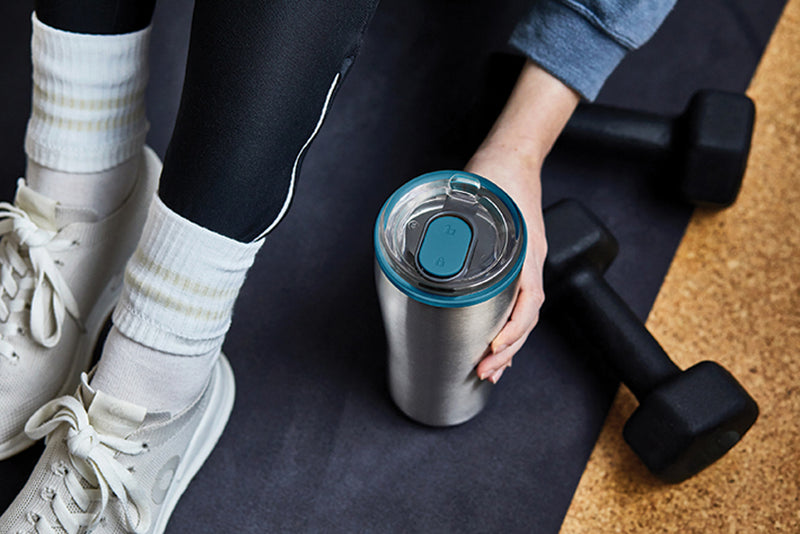 Load image into Gallery viewer, Black + Blum insulated 600ml travel tumbler drinkware with a sleek design and secure lid for hot and cold beverages