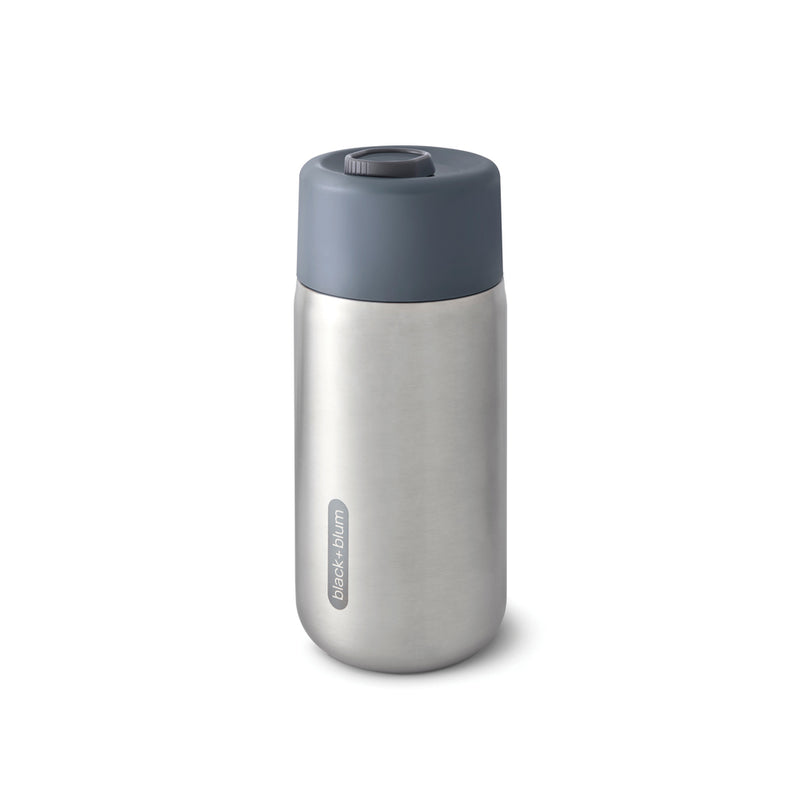 Load image into Gallery viewer, Black + Blum insulated leakproof stainless steel travel cup for hot and cold drinks, with a sleek design and secure lid.