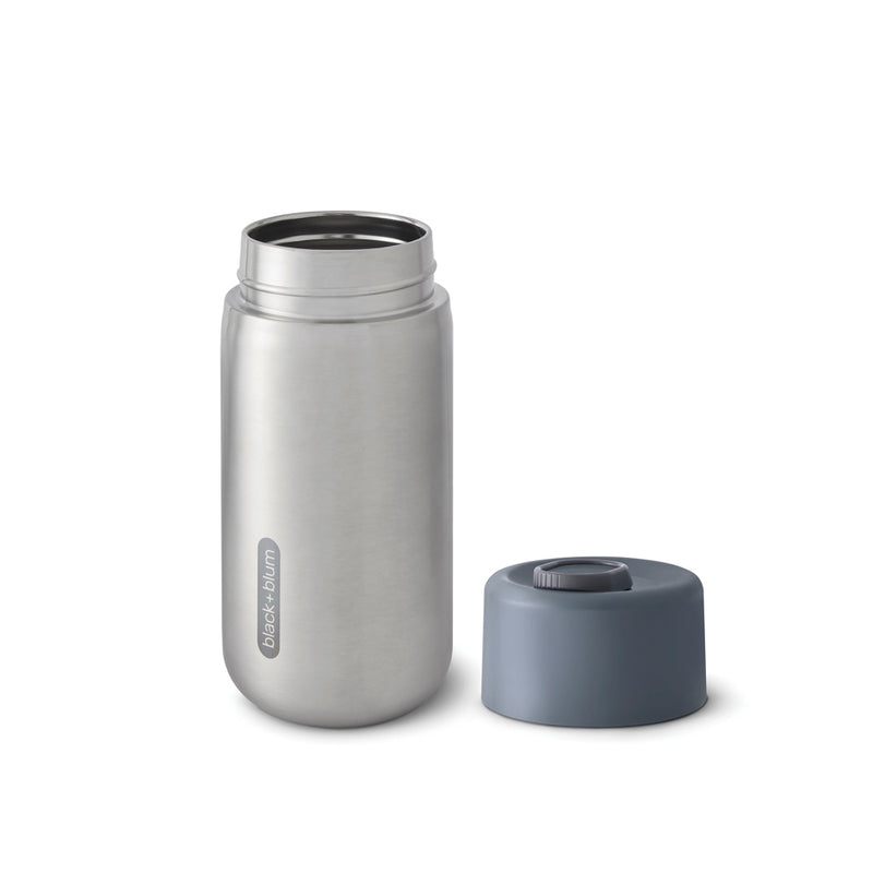 Load image into Gallery viewer, Black + Blum insulated leakproof stainless steel travel cup in sleek design, perfect for hot or cold beverages on the go.