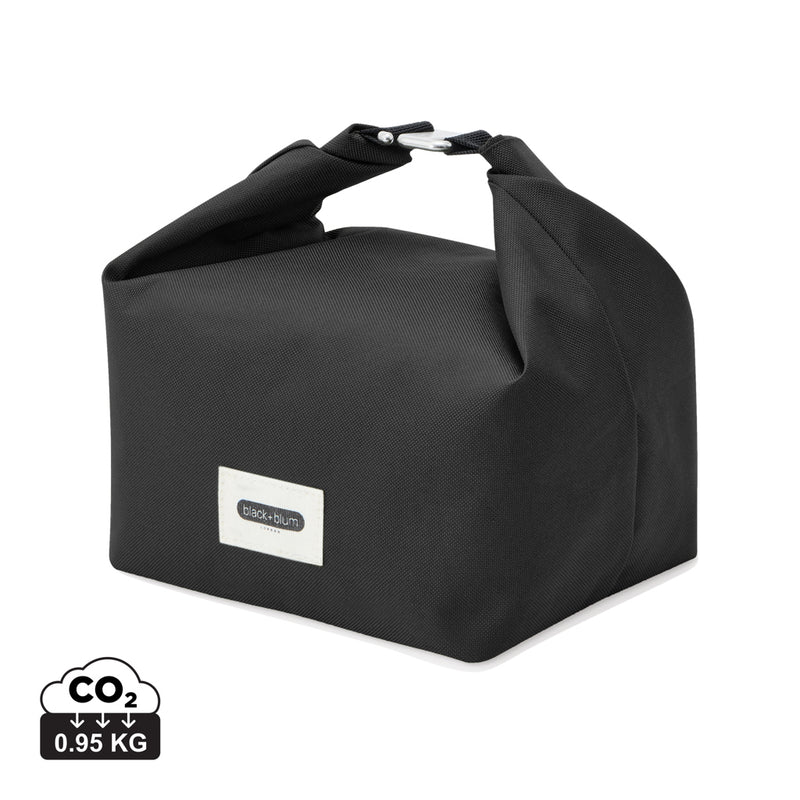 Load image into Gallery viewer, Black + Blum 6.7L insulated outdoor lunch and cooler bag with black exterior and sturdy handle for easy carrying.