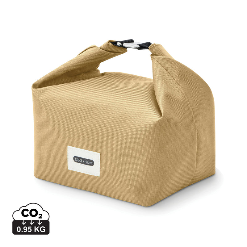 Load image into Gallery viewer, Black + Blum 6.7L insulated outdoor lunch and cooler bag with black exterior and sturdy handles for easy carrying.