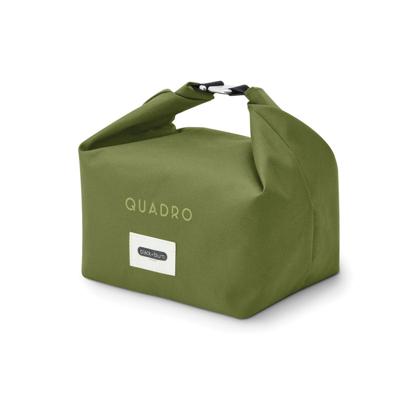 Load image into Gallery viewer, Black + Blum 6.7L insulated outdoor lunch and cooler bag with black exterior, zipper closure, and carrying handle.