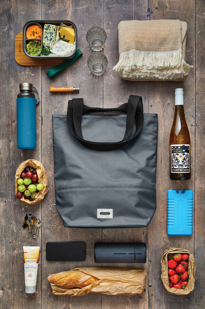 Load image into Gallery viewer, Black + Blum 16L insulated cooler tote bag for outdoor use, featuring a spacious design and durable insulated material.