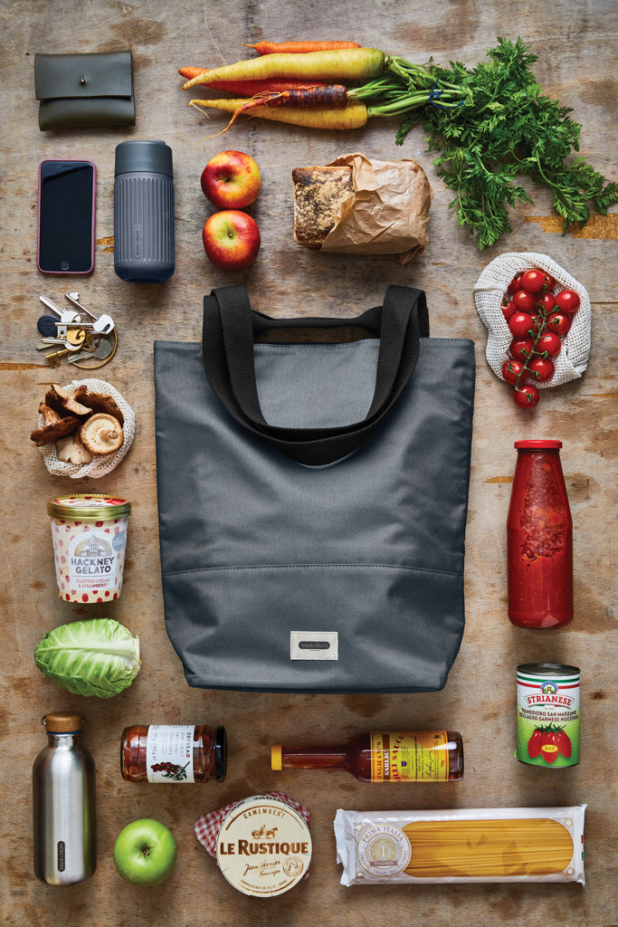 Load image into Gallery viewer, Black + Blum 16L insulated tote cooler bag for outdoor use, with a sleek design and thermal insulation for keeping items cold.