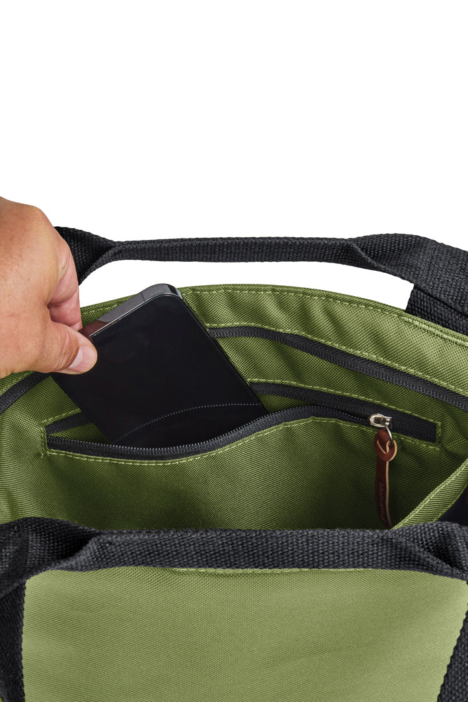 Load image into Gallery viewer, Black + Blum 16L insulated tote cooler bag for outdoor use, featuring a sturdy design and insulated interior for keeping items cold