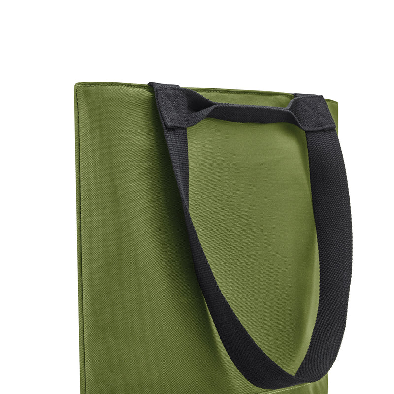 Load image into Gallery viewer, Black + Blum 16L insulated outdoor tote cooler bag with carry handles, designed for keeping food and drinks cool on outdoor trips.
