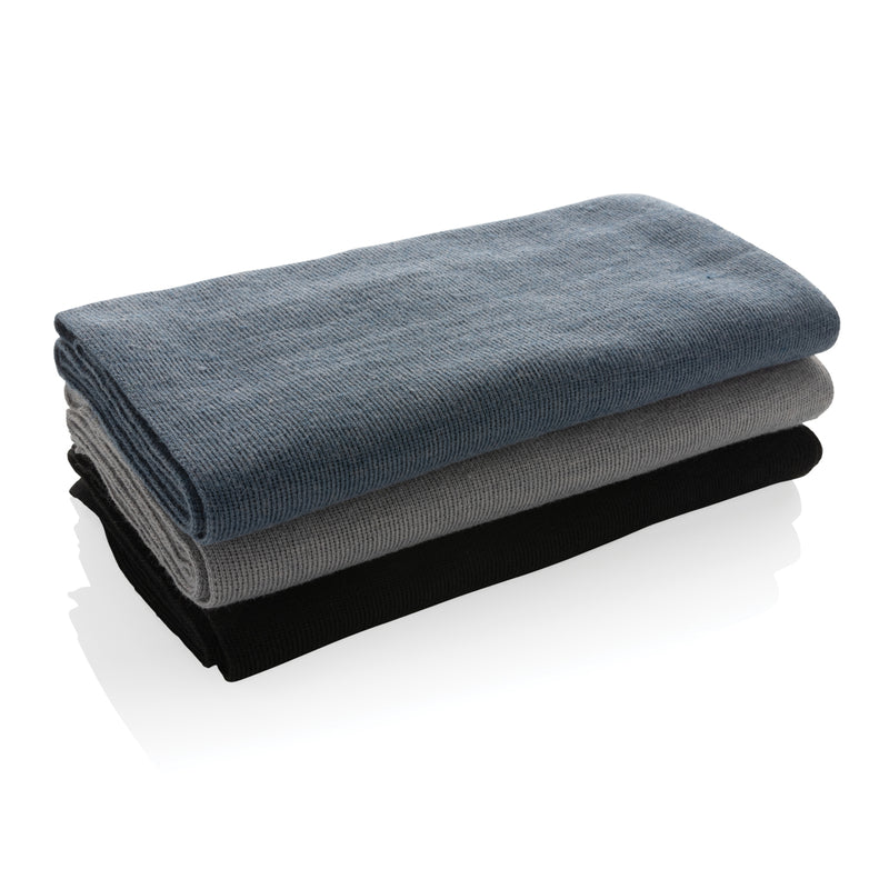 Load image into Gallery viewer, Elles Polylana® scarf by XD Collection, 180x30cm headwear with soft, eco-friendly fabric, displayed flat in neutral tones.