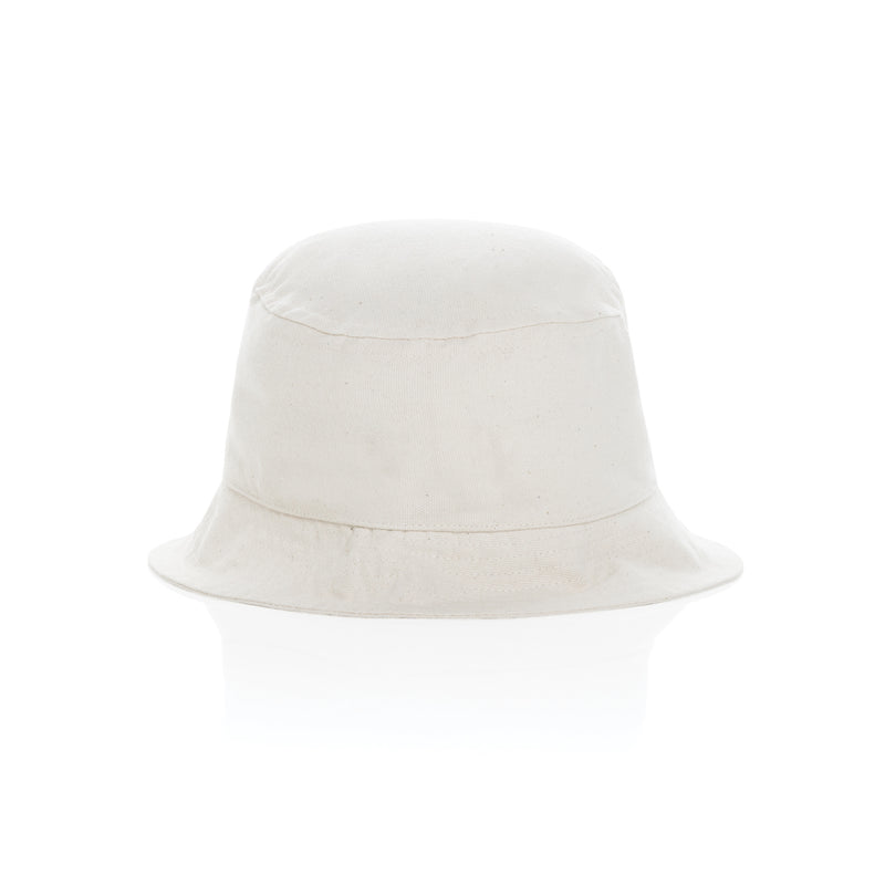 Load image into Gallery viewer, Impact Aware™ 285 gsm undyed rCanvas bucket hat by XD Collection, natural color, lightweight headwear, one size fits most.