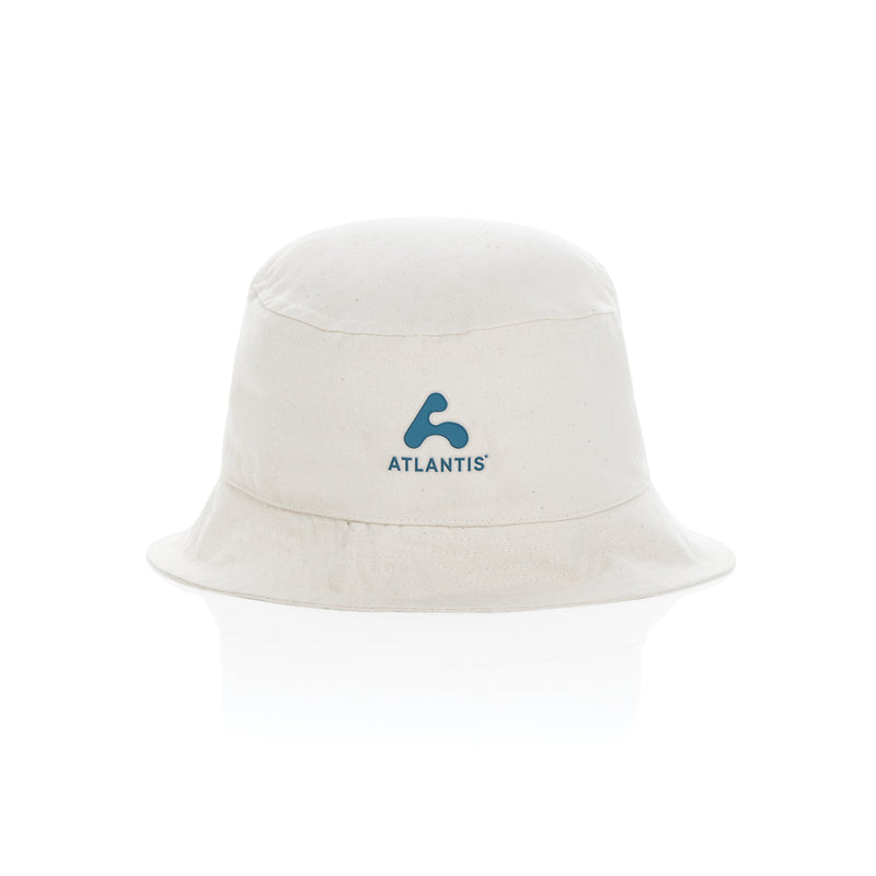 Load image into Gallery viewer, Undyed Impact Aware™ 285 gsm rcanvas bucket hat by XD Collection, showing the one size headwear with a natural fabric finish.