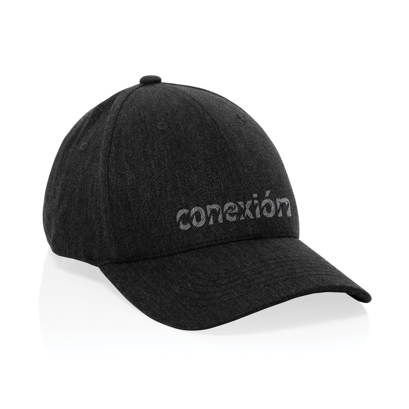 Load image into Gallery viewer, XD Collection Milo recycled heather 6-panel cap made from 200g fabric, stylish headwear with a heathered design.