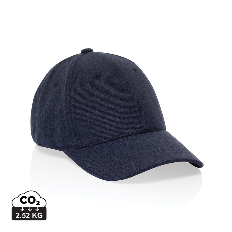 Load image into Gallery viewer, XD Collection Milo recycled heather 6-panel cap made of 200g fabric, featuring a stylish heather design and classic headwear style.
