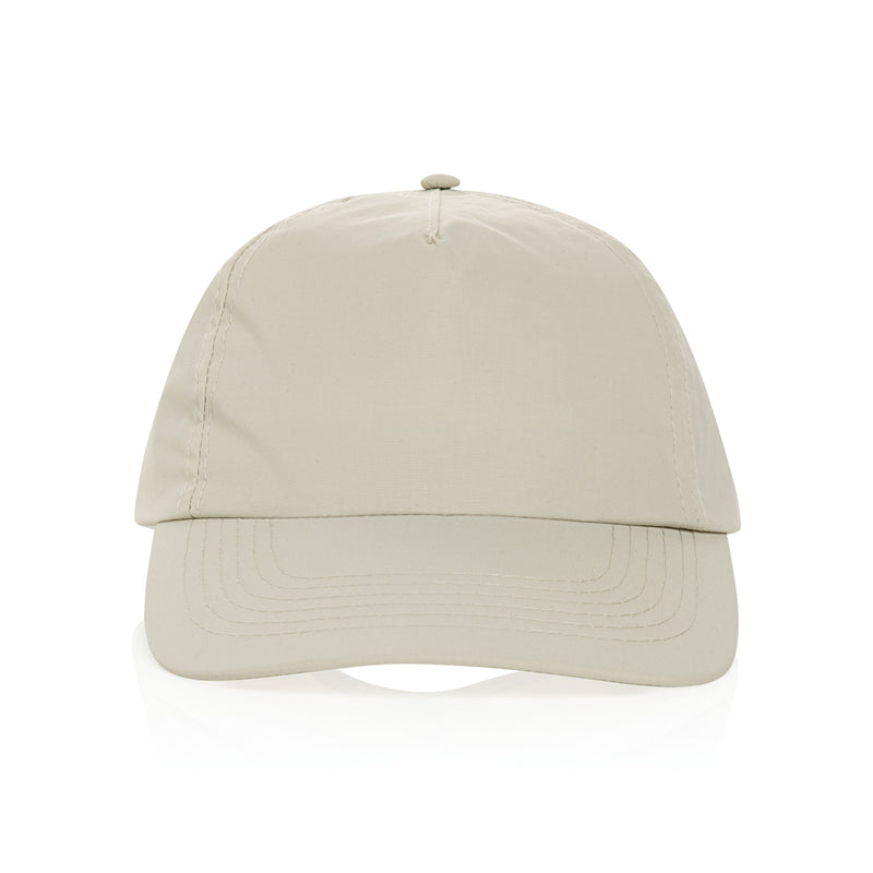 Load image into Gallery viewer, XD Xclusive KENTO URBAN RCS recycled nylon adventure baseball cap, front view showing five-panel design and logo details.
