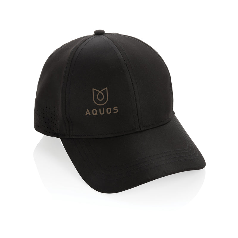 Load image into Gallery viewer, Impact AWARE™ RPET 6-panel sports cap by XD Collection, lightweight headwear with curved brim and adjustable strap.