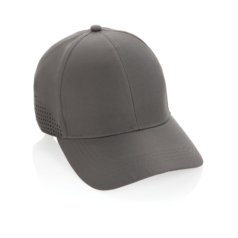 Load image into Gallery viewer, Impact AWARE™ RPET 6-panel sports cap by XD Collection, lightweight headwear with adjustable strap and eco-friendly recycled materials.