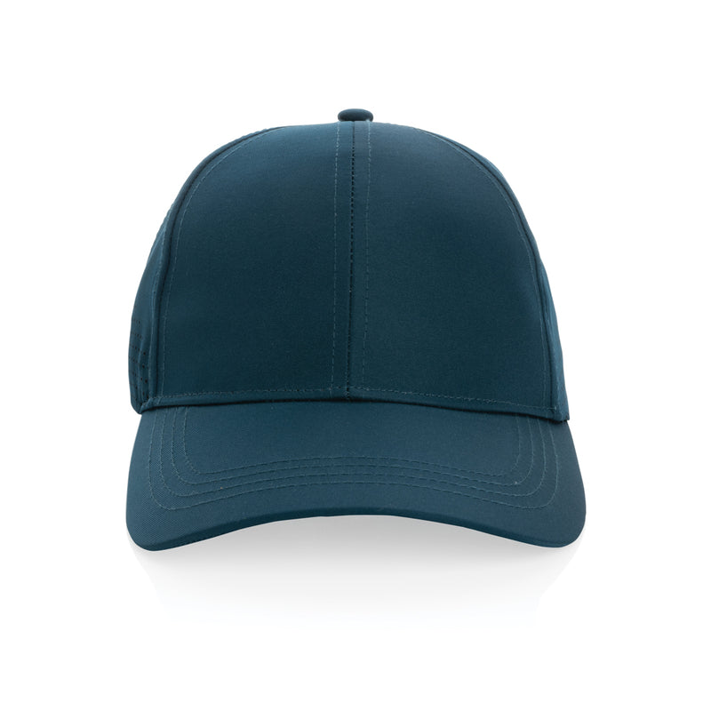 Load image into Gallery viewer, Impact AWARE™ RPET 6-panel sports cap by XD Collection featuring a breathable fabric and curved brim for active wear.