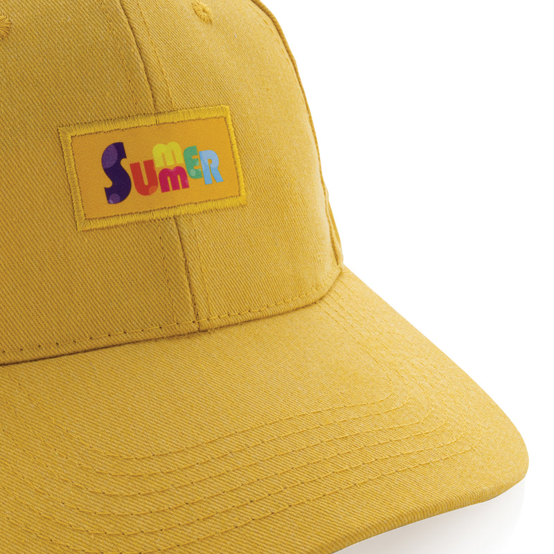 Load image into Gallery viewer, XD Collection recycled cotton 6-panel cap with AWARE™ tracer, featuring a classic headwear design and adjustable strap.