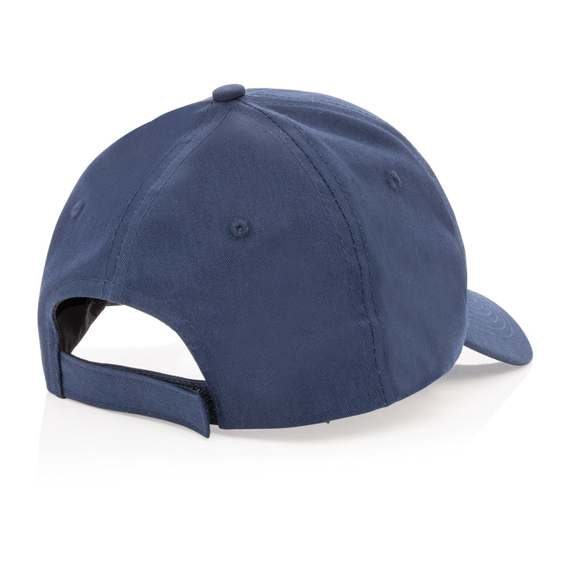 Load image into Gallery viewer, Six-panel XD Collection recycled cotton cap with AWARE™ tracer, showing a stylish headwear design in natural colors.