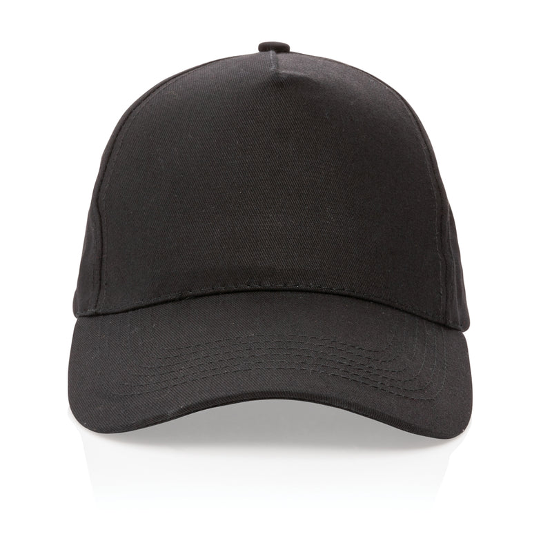 Load image into Gallery viewer, XD Collection Impact 5-panel recycled cotton cap with AWARE™ tracer, showcasing its stylish design and eco-friendly headwear.