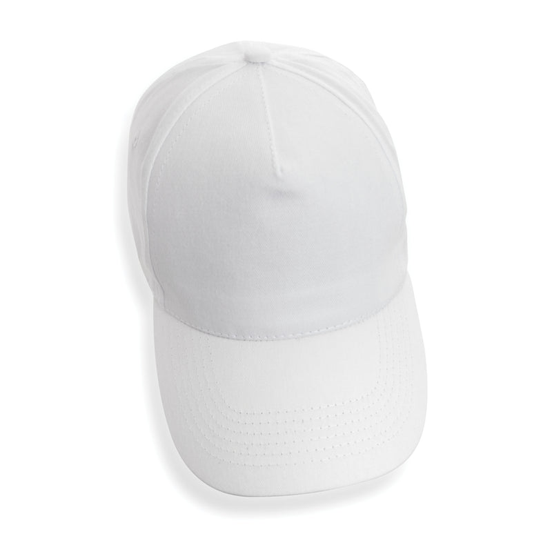 Load image into Gallery viewer, Impact 5-panel recycled cotton cap by XD Collection with AWARE™ tracer, showcasing its eco-friendly headwear design.