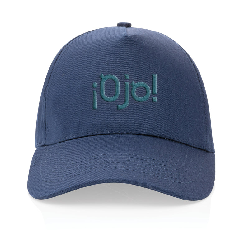 Load image into Gallery viewer, Impact 5-panel recycled cotton cap by XD Collection featuring AWARE™ tracer, casual headwear with a stylish, sustainable design.