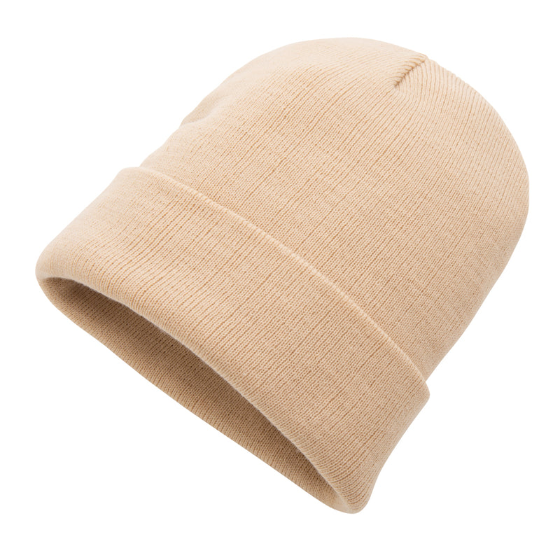 Load image into Gallery viewer, Polylana® beanie from XD Collection, soft headwear in neutral color, designed for warmth and comfort.