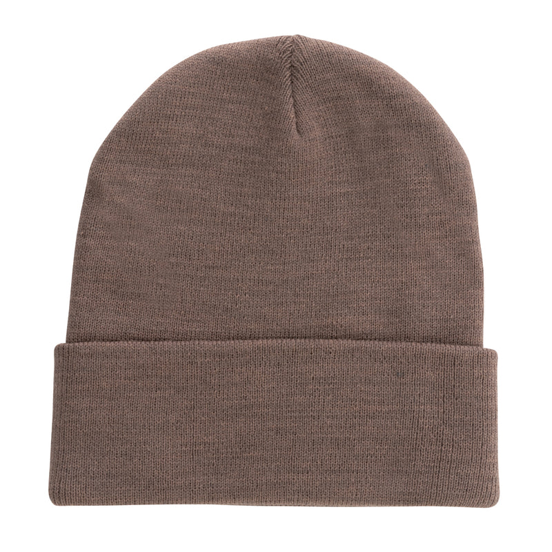 Load image into Gallery viewer, XD Collection Polylana® beanie headwear in soft, warm fabric, shown in a close-up image highlighting its cozy knit texture.
