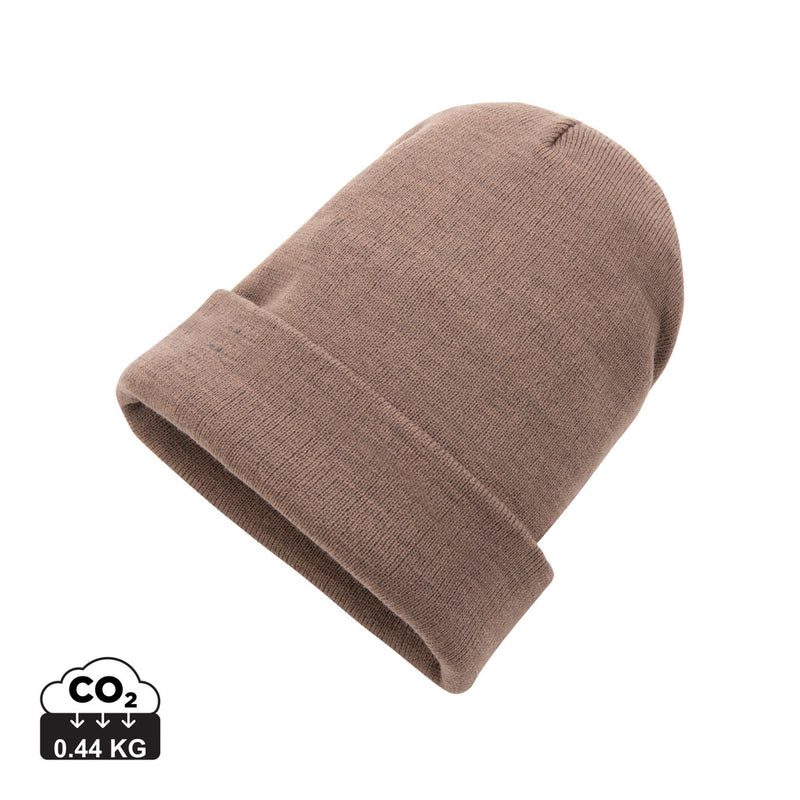 Load image into Gallery viewer, Polylana® beanie by XD Collection, cozy headwear in soft knit, showcasing a stylish and warm winter hat.