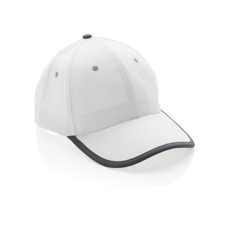 Load image into Gallery viewer, Brushed cotton 6-panel contrast cap by XD Collection featuring a casual headwear design and adjustable fit.