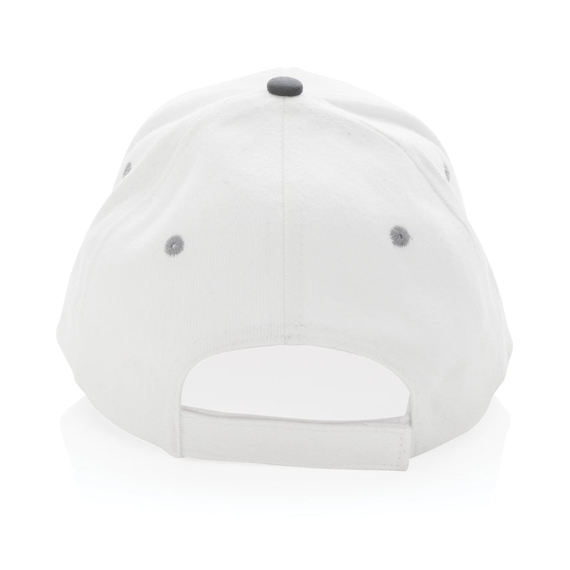 Load image into Gallery viewer, Brushed cotton 6-panel contrast cap by XD Collection, lightweight headwear with a classic design and adjustable strap.