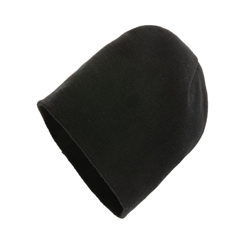 Load image into Gallery viewer, Close-up of XD Collection classic beanie with Polylana® fiber, soft knit headwear featuring a snug fit and stylish design.