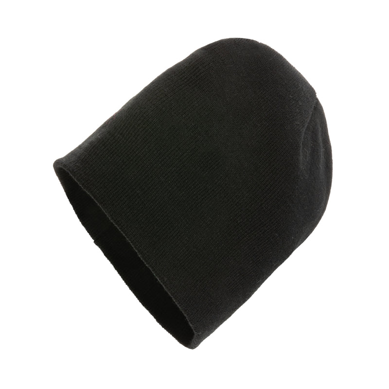 Load image into Gallery viewer, Classic beanie made with Polylana® yarn from XD Collection, showcasing a cozy, stylish headwear design in a neutral color.