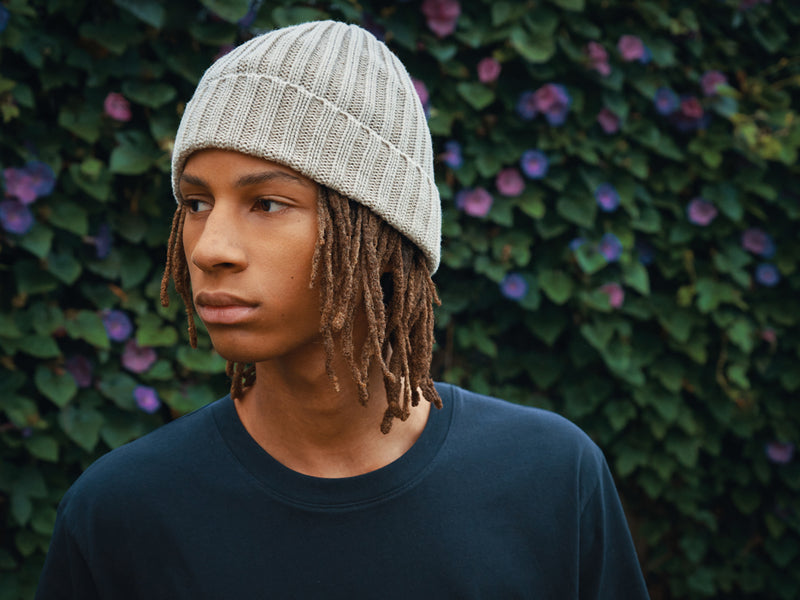 Load image into Gallery viewer, XD Collection Kennedi AWARE™ Polylana® beanie with large rib knit, soft headwear in a cozy, stylish design.