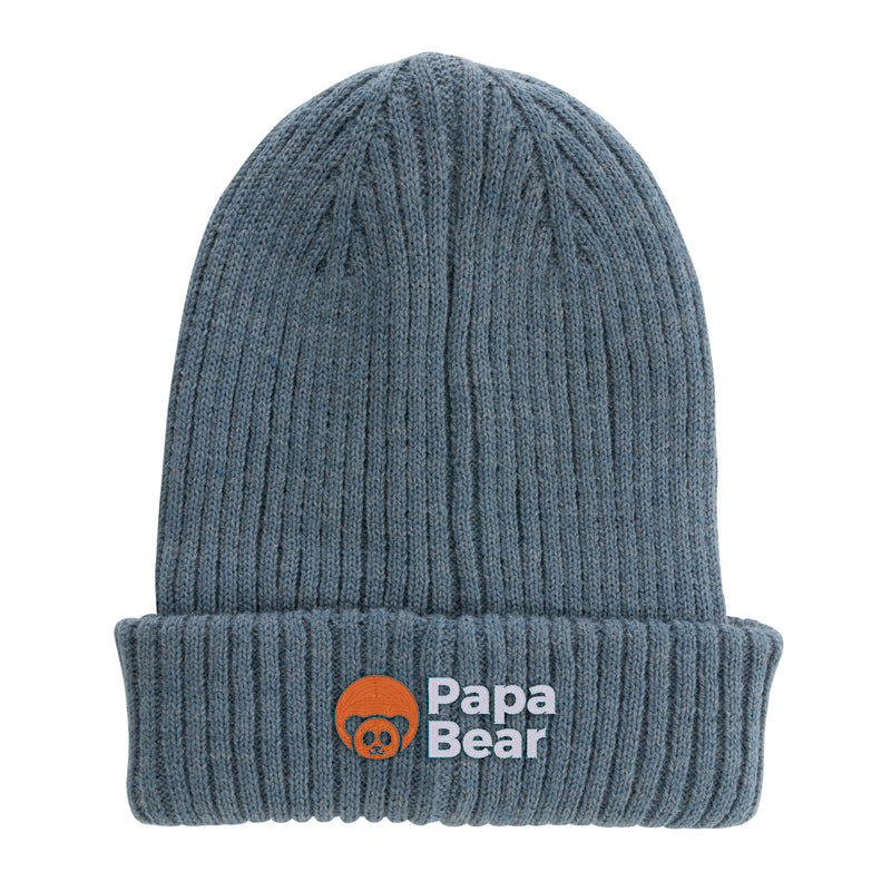 Load image into Gallery viewer, Impact AWARE™ Polylana® double knitted beanie by XD Collection, showcasing its cozy, stylish headwear design in neutral tones.