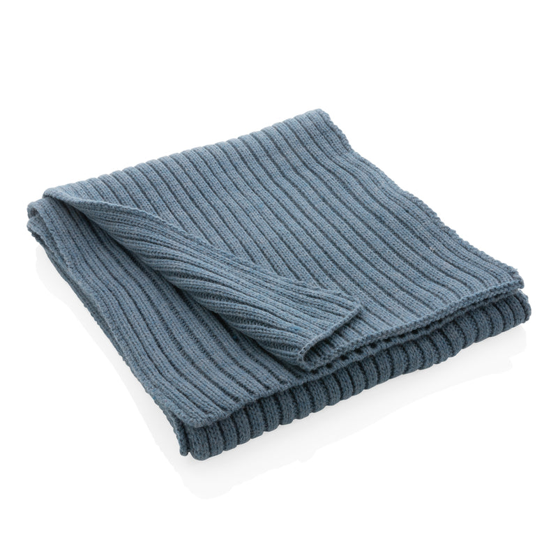 Load image into Gallery viewer, XD Collection Impact AWARE™ Polylana® knitted headwear scarf, 180x25cm, featuring soft, eco-friendly knit in natural tones.