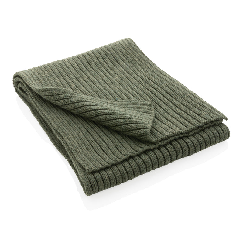 Load image into Gallery viewer, Impact AWARE™ Polylana® knitted scarf, headwear by XD Collection, 180x25cm, showing soft, textured fabric and stylish design.