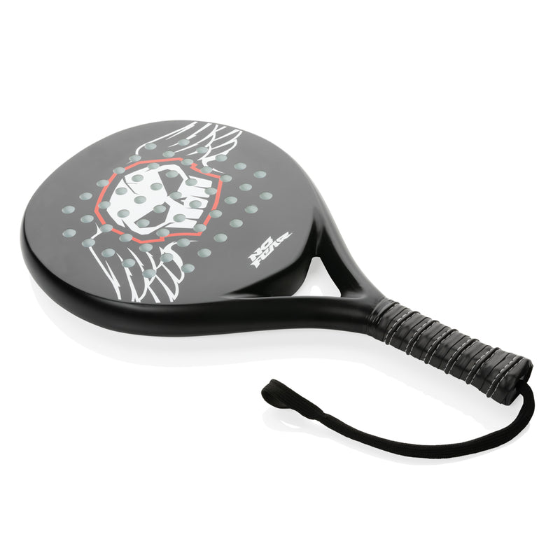 Load image into Gallery viewer, No Fear Fiber Glass Padel Racket from XD Collection, outdoor padel racket with a sleek design and sturdy fiber glass construction.