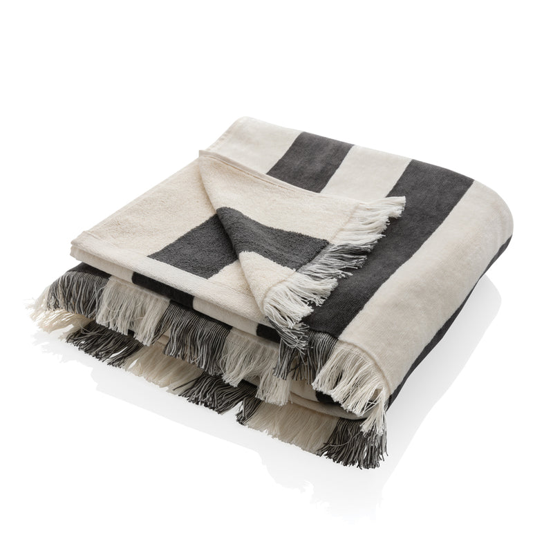 Load image into Gallery viewer, Yukari AWARE™ XL deluxe beach towel 100x180cm - Custom Wood Designs