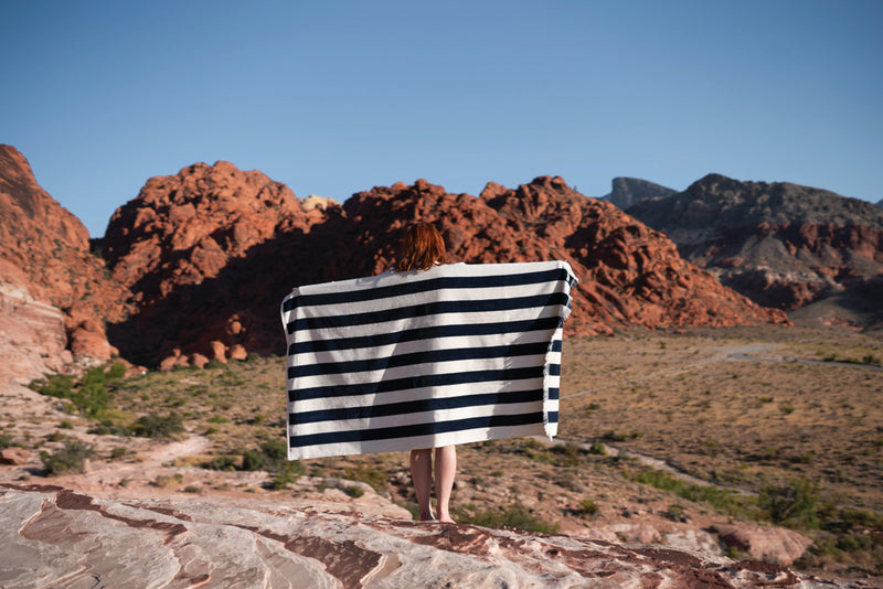 Load image into Gallery viewer, Yukari AWARE™ XL deluxe beach towel 100x180cm - Custom Wood Designs