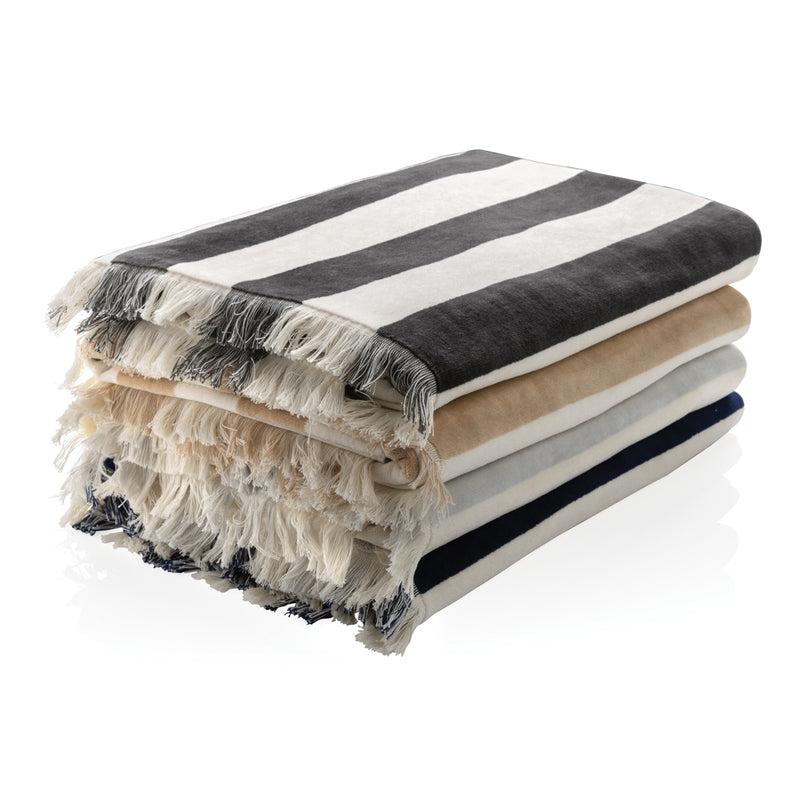 Load image into Gallery viewer, Yukari AWARE™ XL deluxe beach towel 100x180cm - Custom Wood Designs