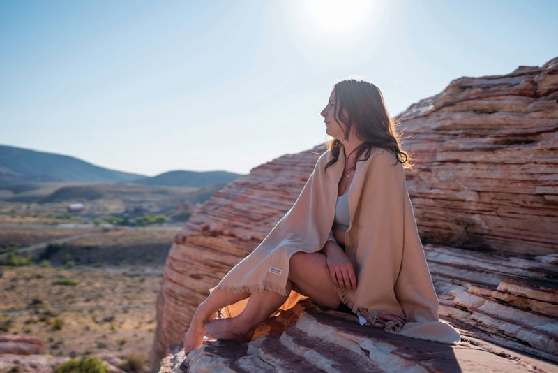 Load image into Gallery viewer, Keiko AWARE™ solid hammam towel 100x180cm - Custom Wood Designs