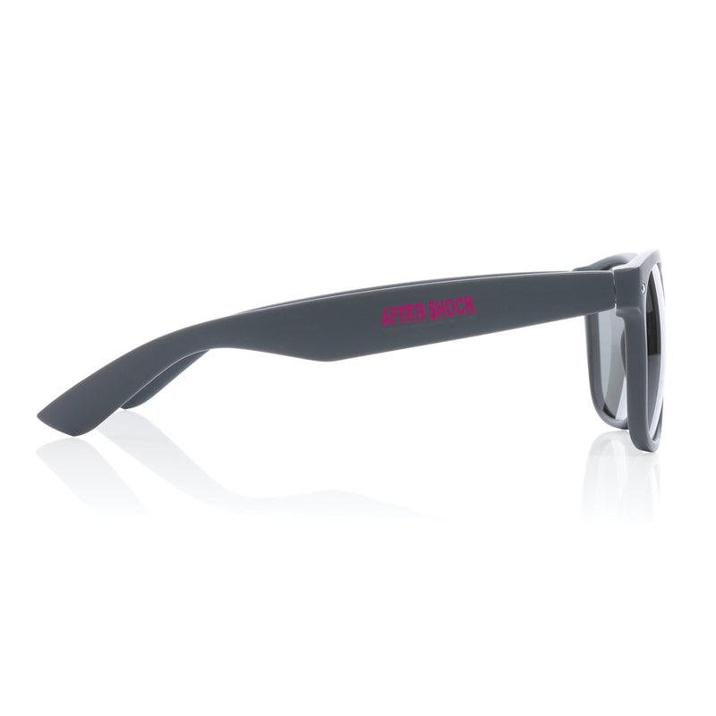 Load image into Gallery viewer, Outdoor sunglasses made from GRS recycled PC plastic by XD Collection, featuring a stylish frame and tinted lenses.
