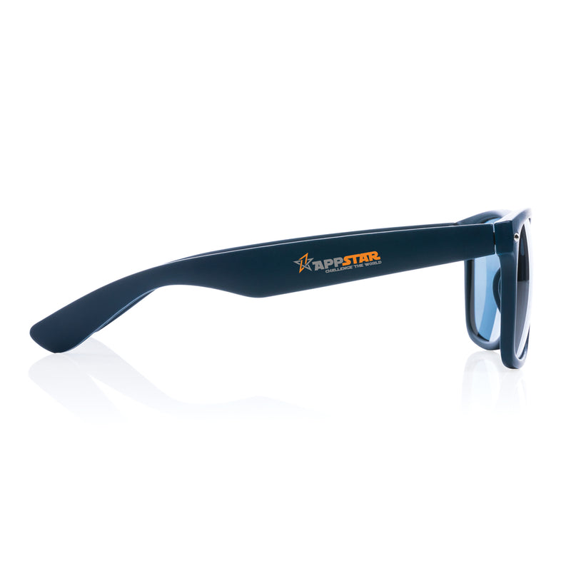 Load image into Gallery viewer, Outdoor sunglasses made from GRS recycled PC plastic by XD Collection, featuring stylish design and eco-friendly materials.