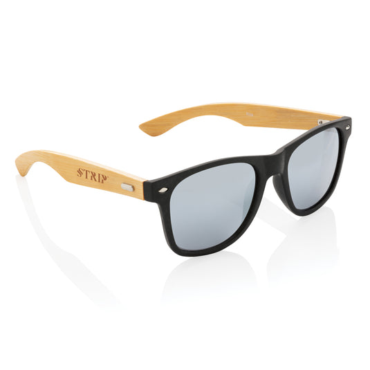 Bamboo and RCS recycled plastic sunglasses - Custom Wood Designs