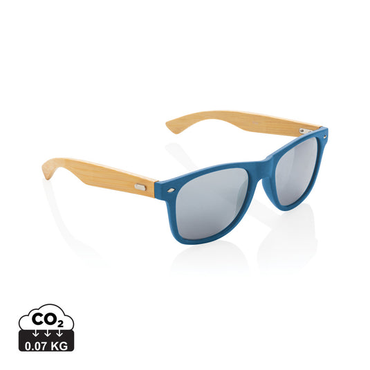 Bamboo and RCS recycled plastic sunglasses - Custom Wood Designs
