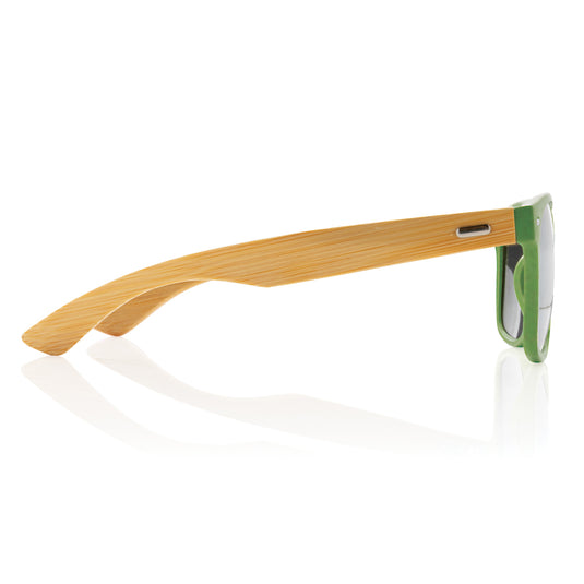 Bamboo and RCS recycled plastic sunglasses - Custom Wood Designs