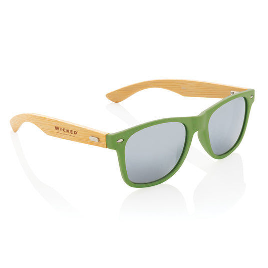 Bamboo and RCS recycled plastic sunglasses - Custom Wood Designs